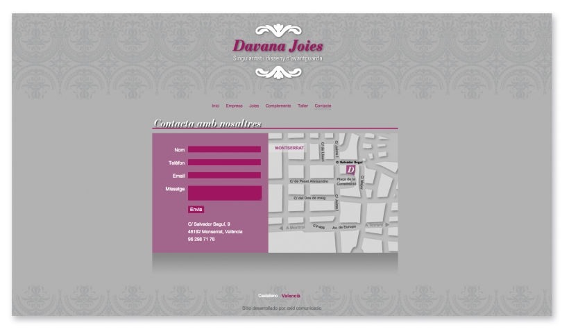 Davana Joies · Diseño y desarrollo web 1