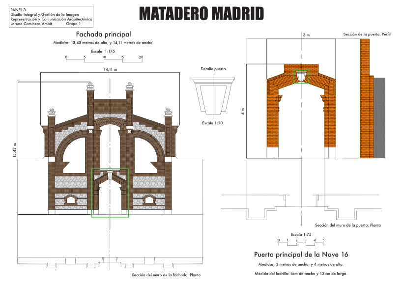 Representación Arquitectónica Matadero Madrid 1