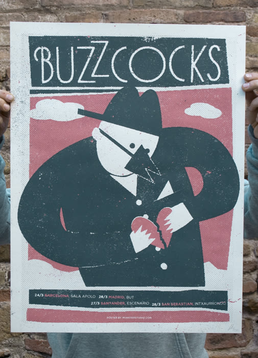 Buzzcocks cartel de gira 2