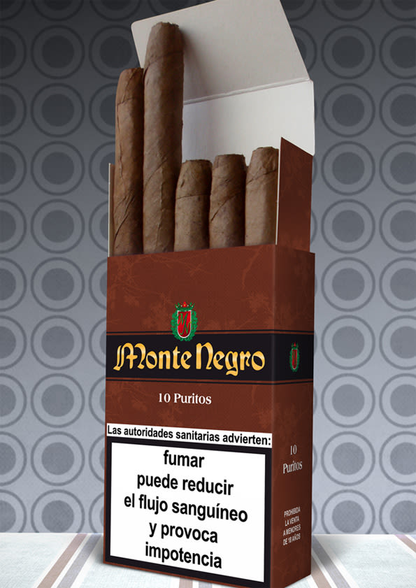 Diseño packaging Monte Negro Puritos 1