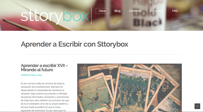 Aprender a escribir con Sttorybox 1