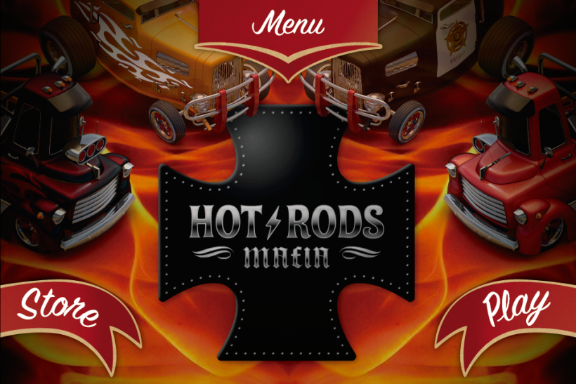 HOT RODS MAFIA (game) · Logo Design / layout 1