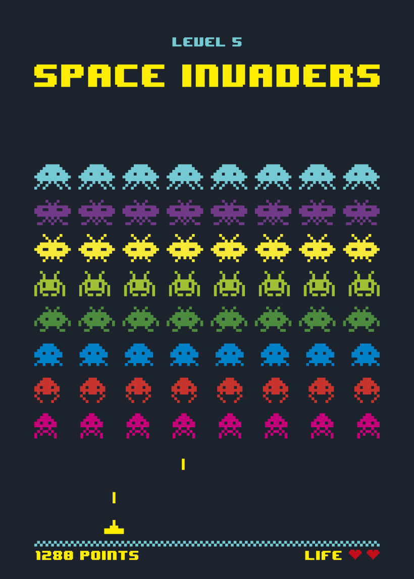 Space Invaders - Pacman 1