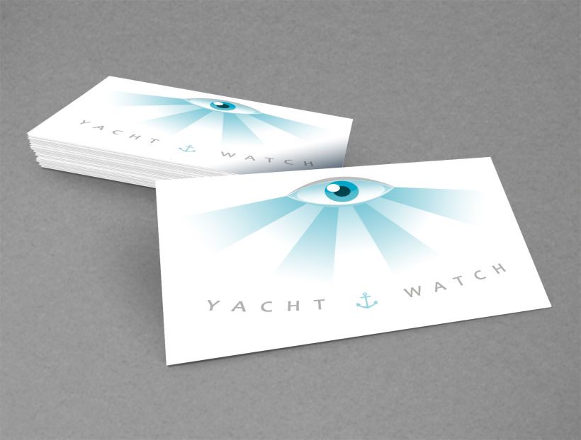 Yacht Watch Logo para tarjetas de visita -1