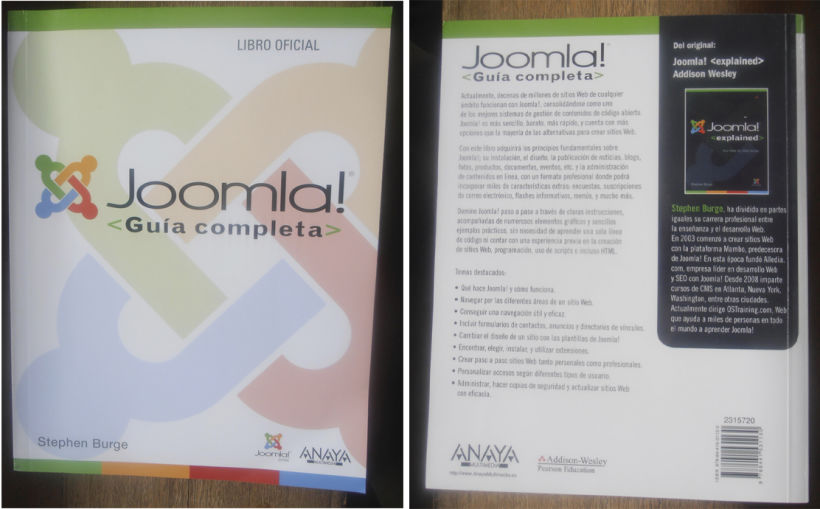 Libro Guia completa Joomla, Anaya Digital 1