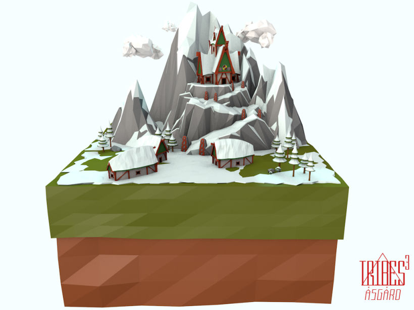 Tribes³ - 3D low poly landscapes 3