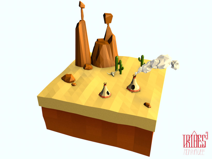 Tribes³ - 3D low poly landscapes 7