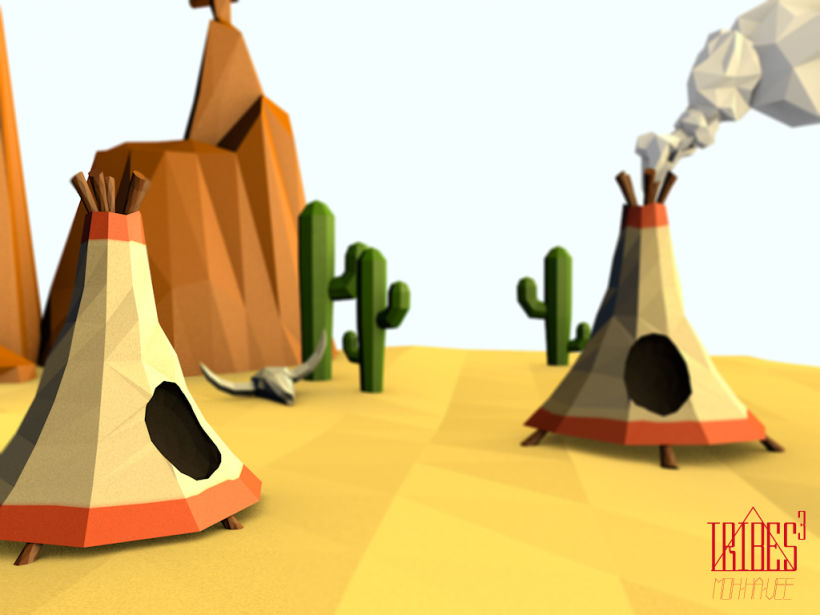 Tribes³ - 3D low poly landscapes 5