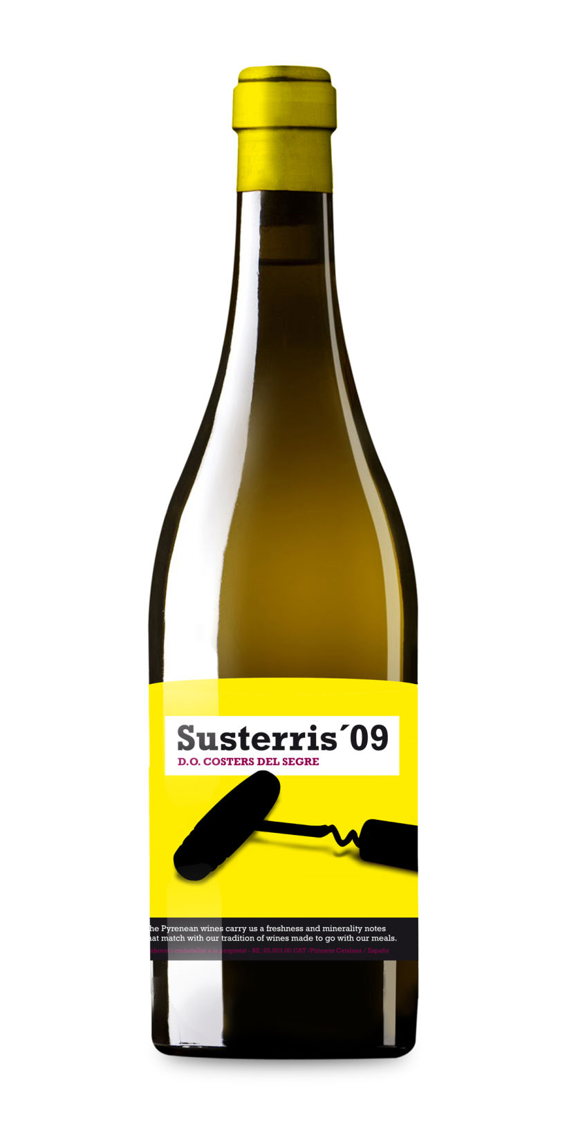 Etiquetas de vino Susterris para Carles Abellán -1