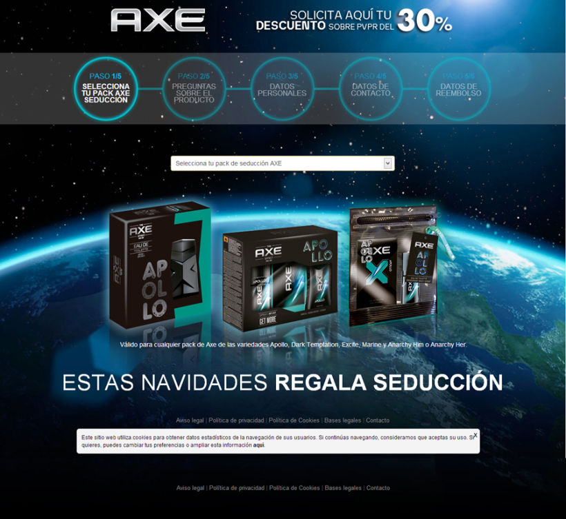 Promoción AXE Navidad 2013 1