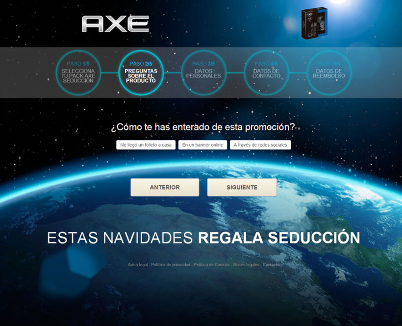 Promoción AXE Navidad 2013 2