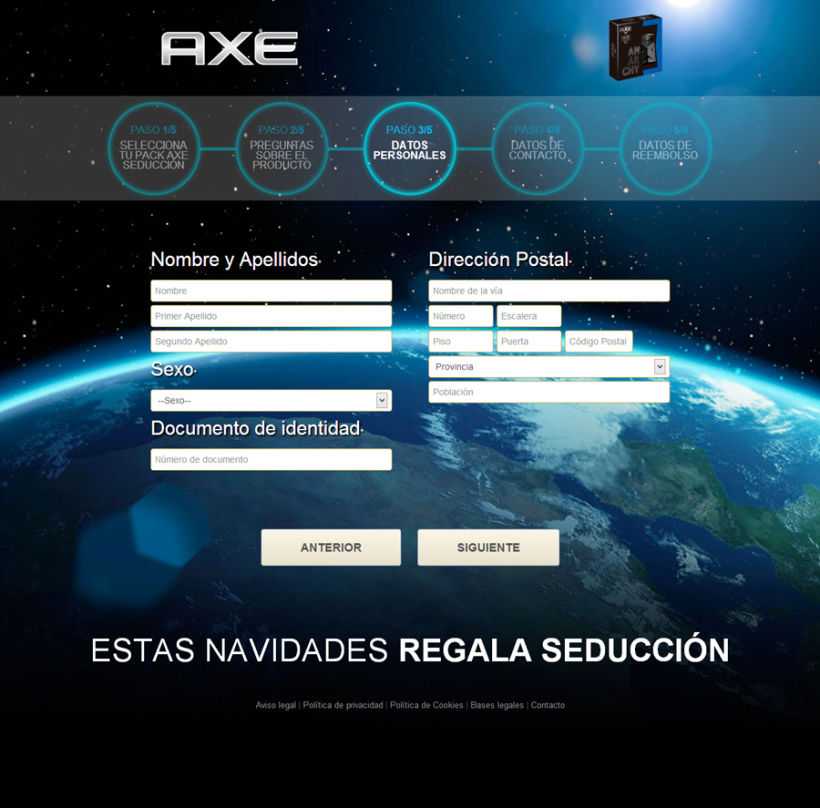 Promoción AXE Navidad 2013 3