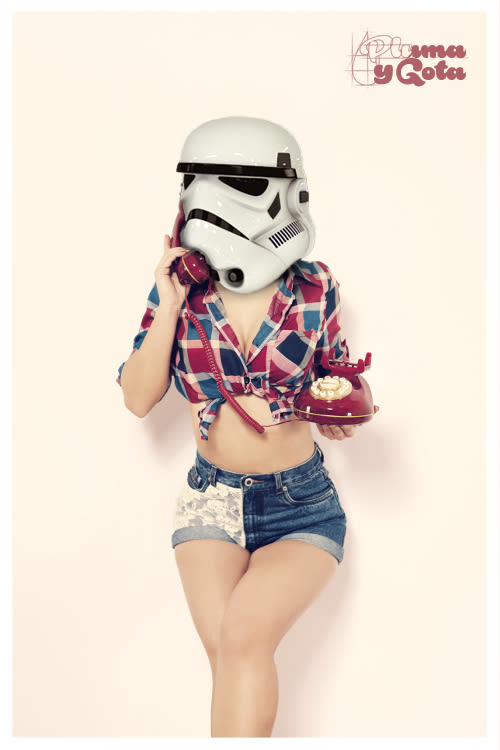 Pin Up Stormtrooper -1