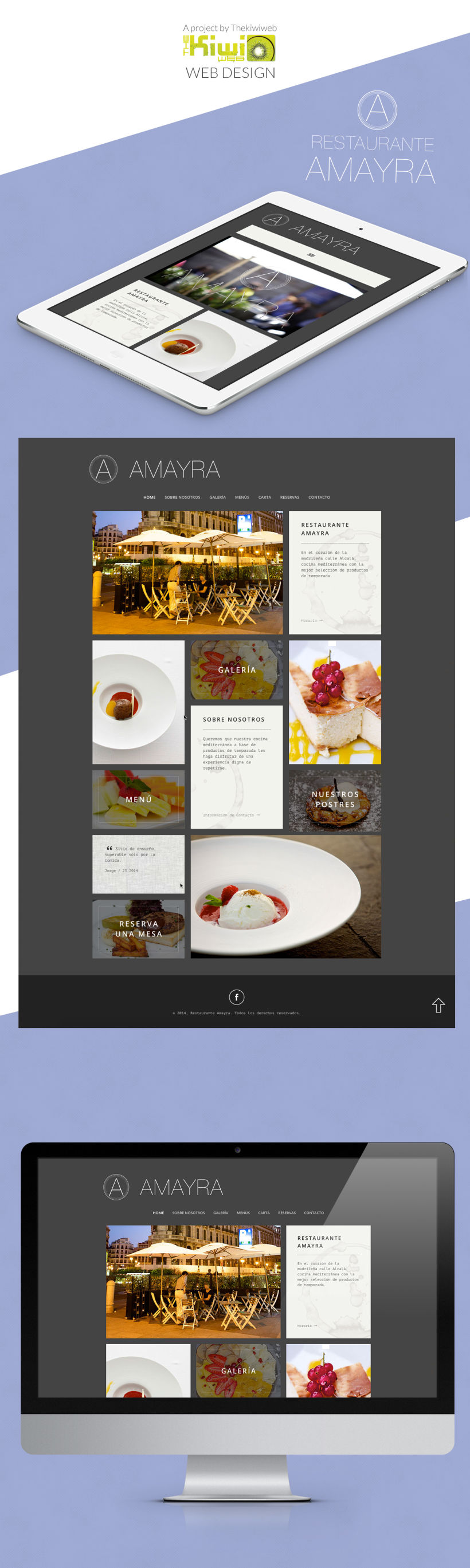 Restaurante Amayra Web Design 0