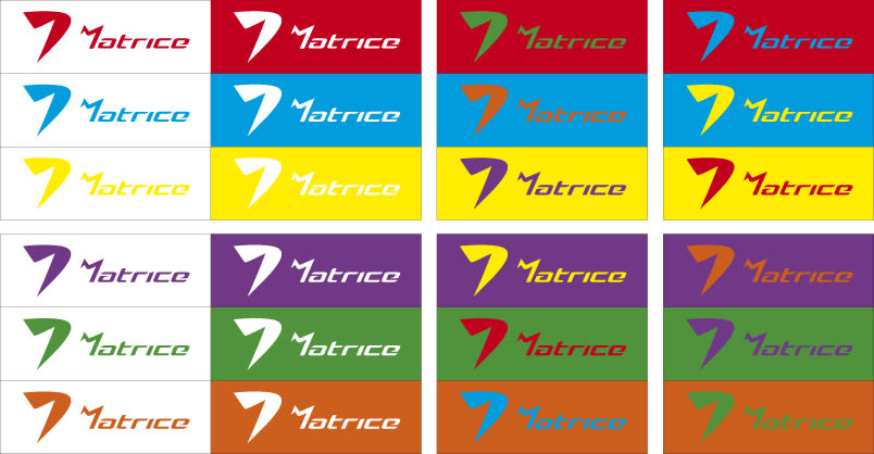 Logotipo de ropa deportiva: MATRICE. 5