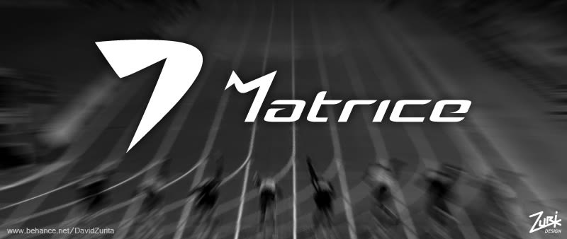 Logotipo de ropa deportiva: MATRICE. 0