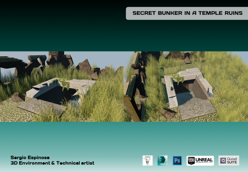 Secret Bunker in a Temple Ruins 0