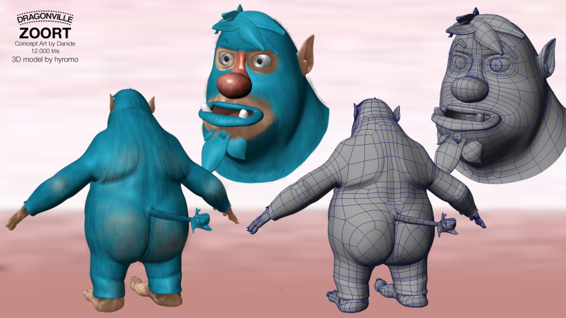Zoort, 3D Character Modelling 1