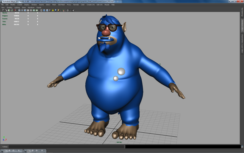 Zoort, 3D Character Modelling 7