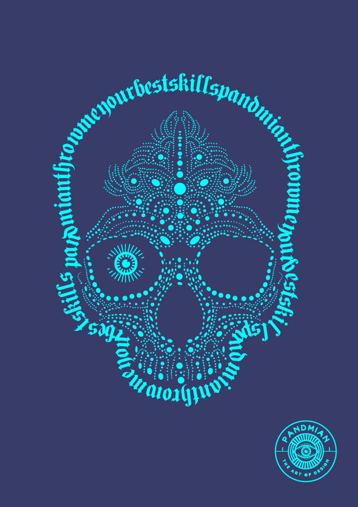 Pandmian / T-shirt "Skull Skill" 1