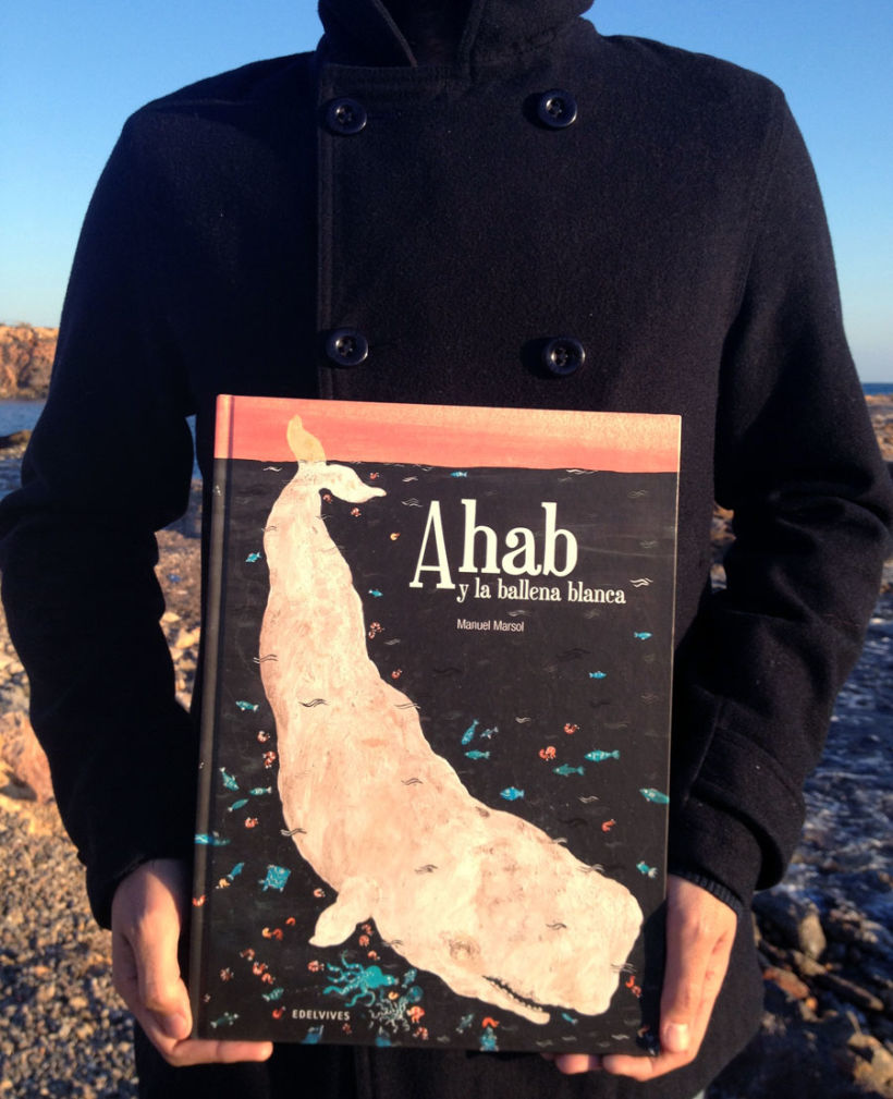 Ahab y la Ballena Blanca. Edelvives 2014. Libro-Álbum Infantil. 4
