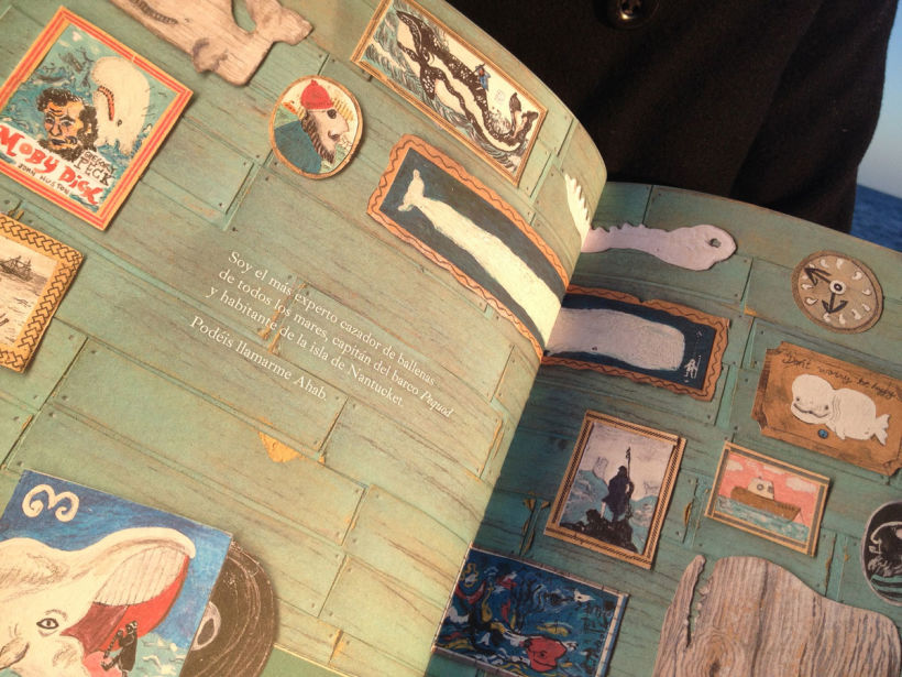 Ahab y la Ballena Blanca. Edelvives 2014. Libro-Álbum Infantil. 5