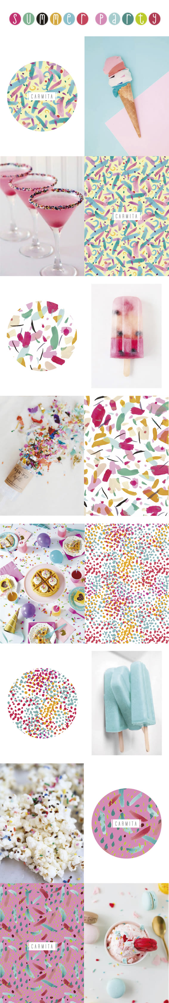 "Summer Party" - Pattern Collection Summer 2015 - 0