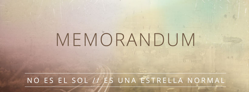 Memorandum (album artwork) 0