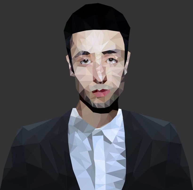 Low poly /Schedel 2