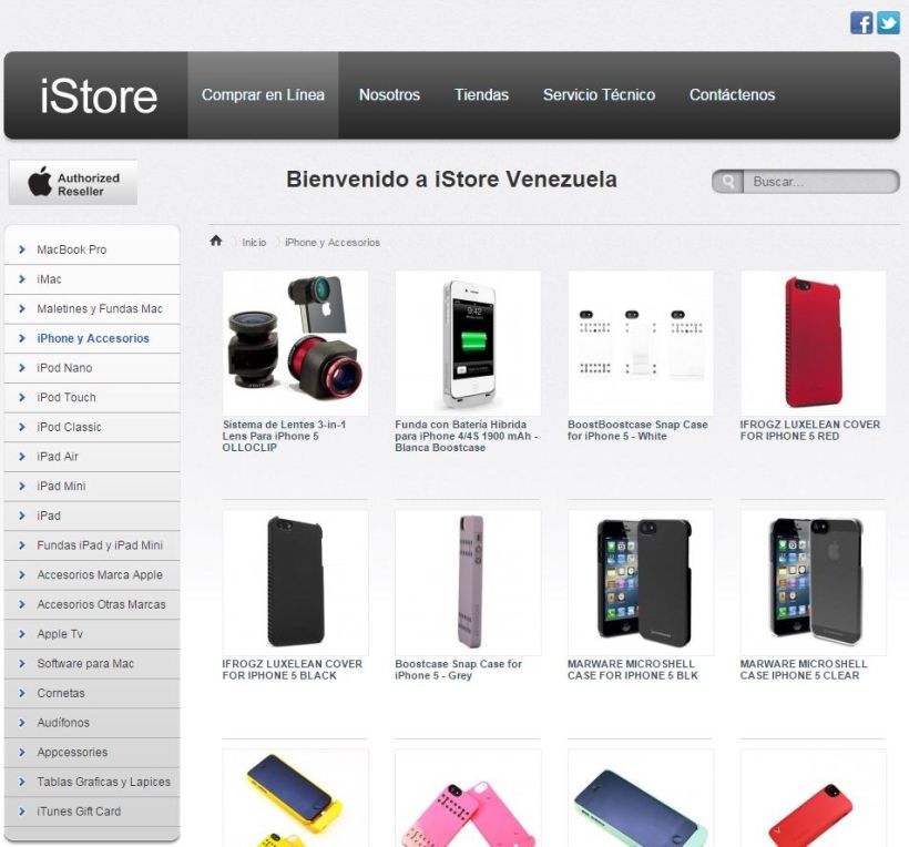 iStore | eCommerce | Venezuela 1
