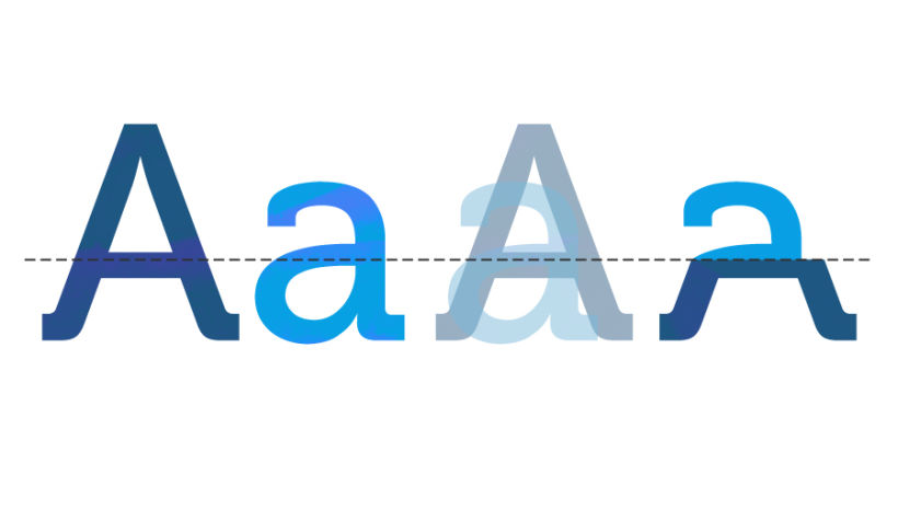  ¿Qué pasa si combinamos mayúsculas y minúsculas en al misma tipografía? 1