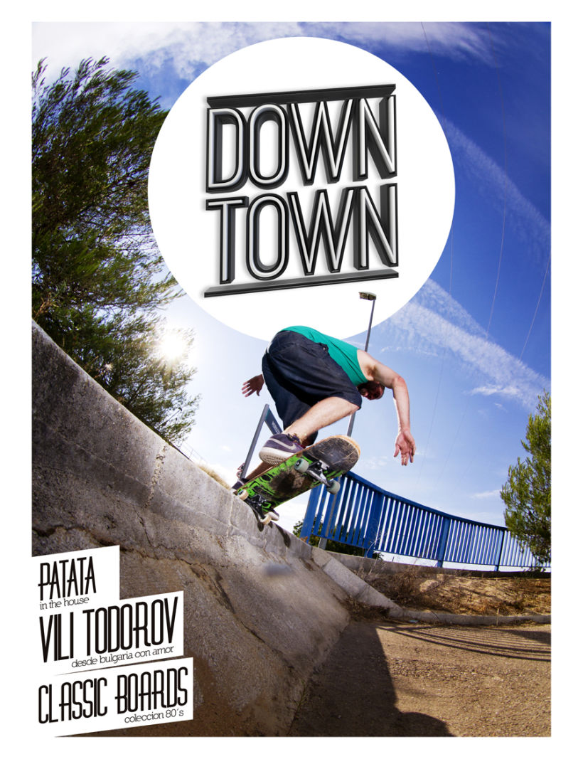 LOGOTIPO + PORTADA (Down Town Skate Mag) 2