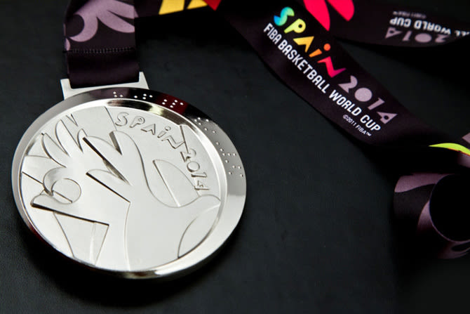 Medallas FIBA Spain 2014 1