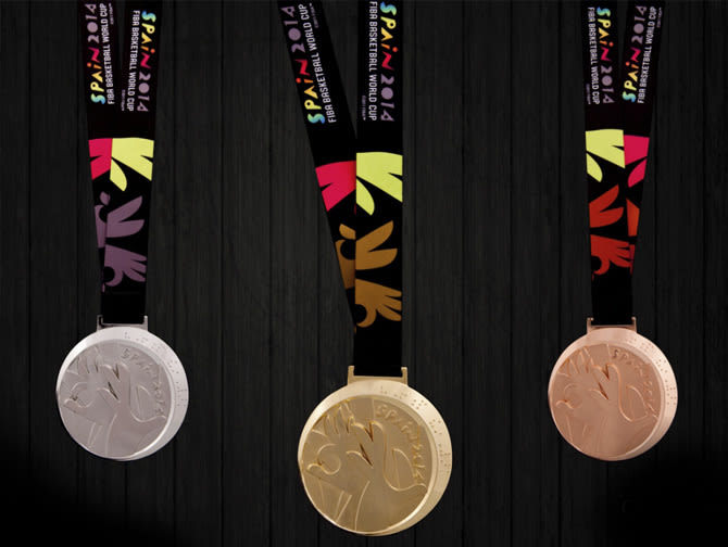 Medallas FIBA Spain 2014 3