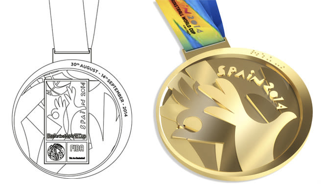 Medallas FIBA Spain 2014 9