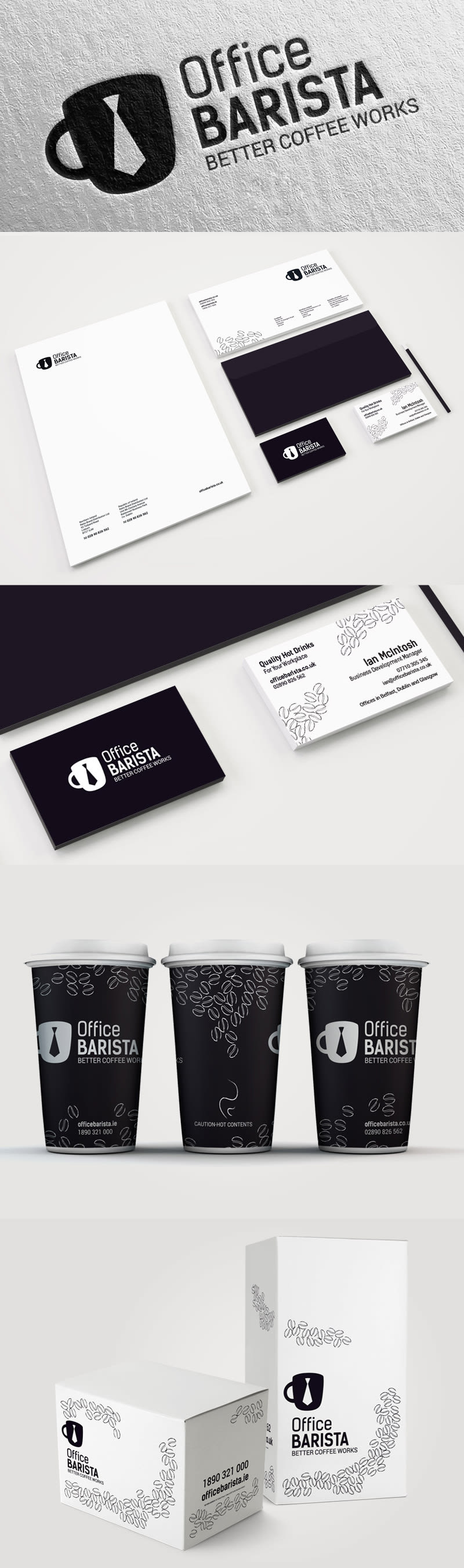 Office Barista. Branding and packaging design 0