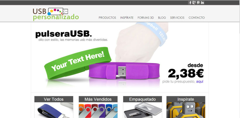 USBPersonalizado.es | Tienda Online de usb para Empresas 0