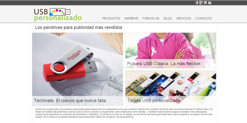USBPersonalizado.es | Tienda Online de usb para Empresas 1
