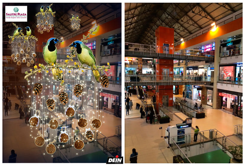 Retoque fotográfico y creación de prototipos para proyectos de decoración navideña en centros comerciales 10