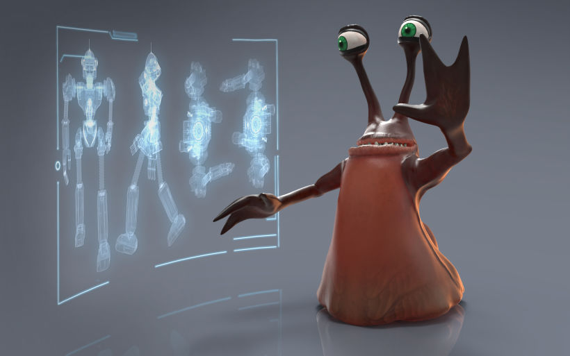 Character Design Alien Slug 0