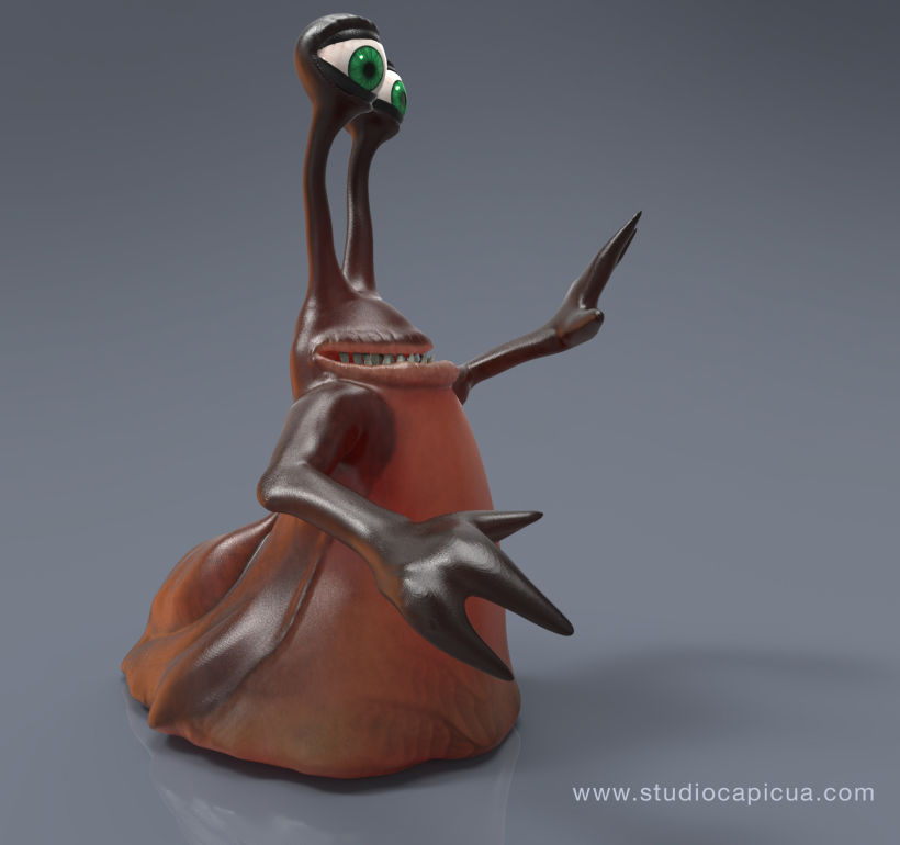Character Design Alien Slug 3