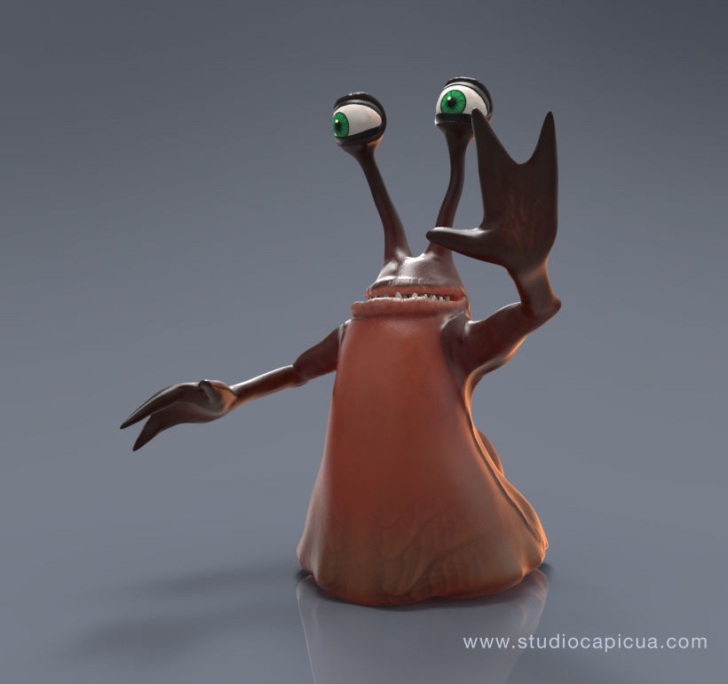 Character Design Alien Slug 2