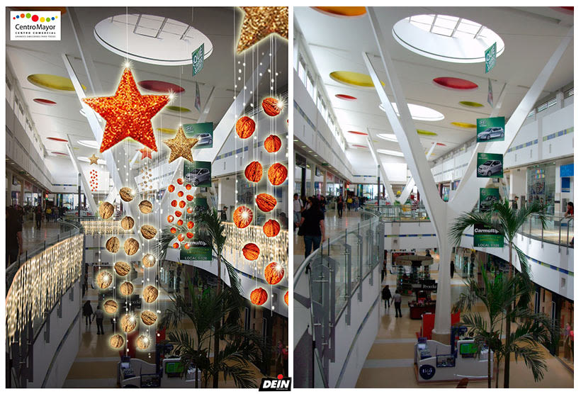 Retoque fotográfico y creación de prototipos para proyectos de decoración navideña en centros comerciales 8