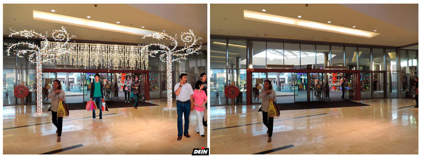 Retoque fotográfico y creación de prototipos para proyectos de decoración navideña en centros comerciales 37
