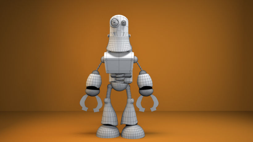 Model 3D  robot "R360" 1