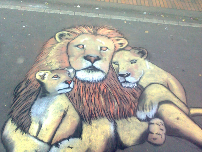 Familia de leones  0