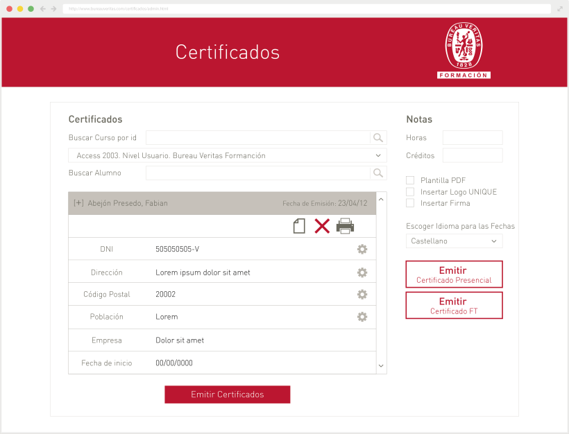 Certificación CMS / Desarrollo Web 0