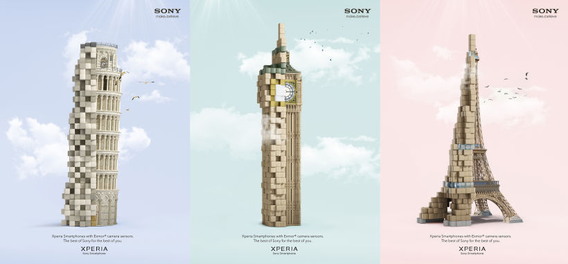 Pixelated Landmarks - Sony 1
