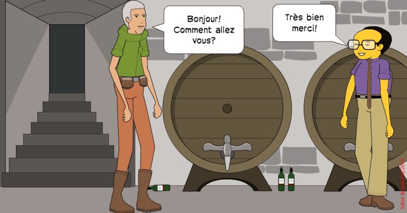 1er modulo de francés online para el sector del ‪#‎vino‬ y ‪#‎enoturismo‬ -1
