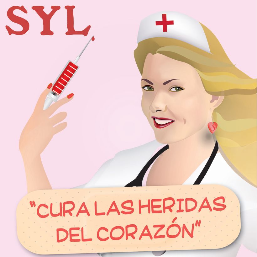  Vector illustration and layout for the cover, back and label of a SYL CD 2